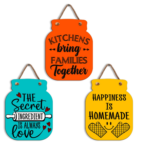 Wooden Kitchen Wall Hangings