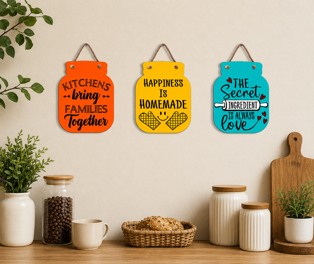 Wooden Kitchen Wall Hangings